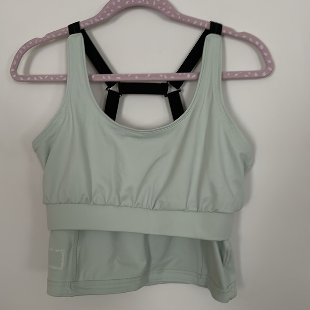 Adidas PARLEY RUN FOR THE OCEANS CROPPED TANK TOP Size L - Picture 14 of 15